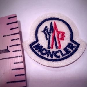Men Women moncler iron on patch for Parka Jacket